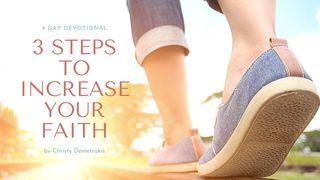 3 Steps To Increase Your Faith Mark 9:23 Amplified Bible