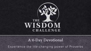 The Wisdom Challenge: Experience the Life-Changing Power of Proverbs Proverbs 9:7-12 The Message