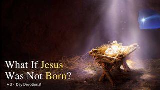 What if Jesus Was Not Born? John 1:14 New Living Translation