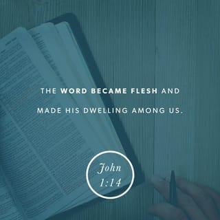 John 1:14 - The Word became a human and lived among us. We saw his glory—the glory that belongs to the only Son of the Father—and he was full of grace and truth.